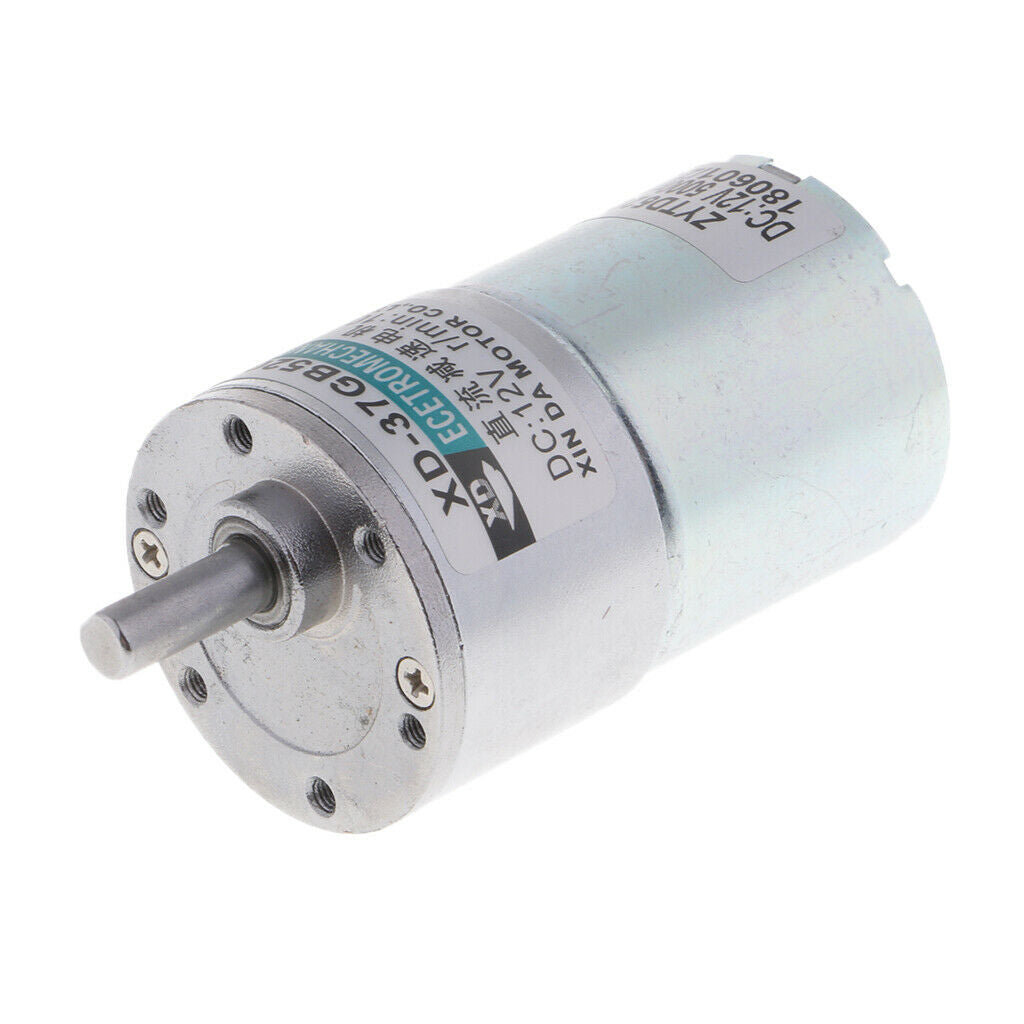 DC12V 100RPM Electric Gear Motor 6mm Shaft High Torque Speed Reduce Gear Motor