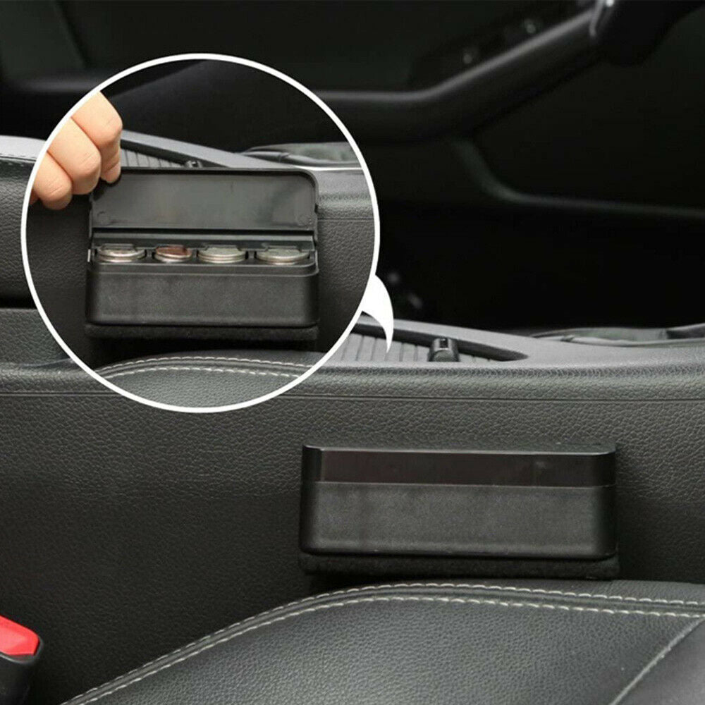 Coin Case Organizer Storage Box Money Plastic Holder Car Auto Truck Container