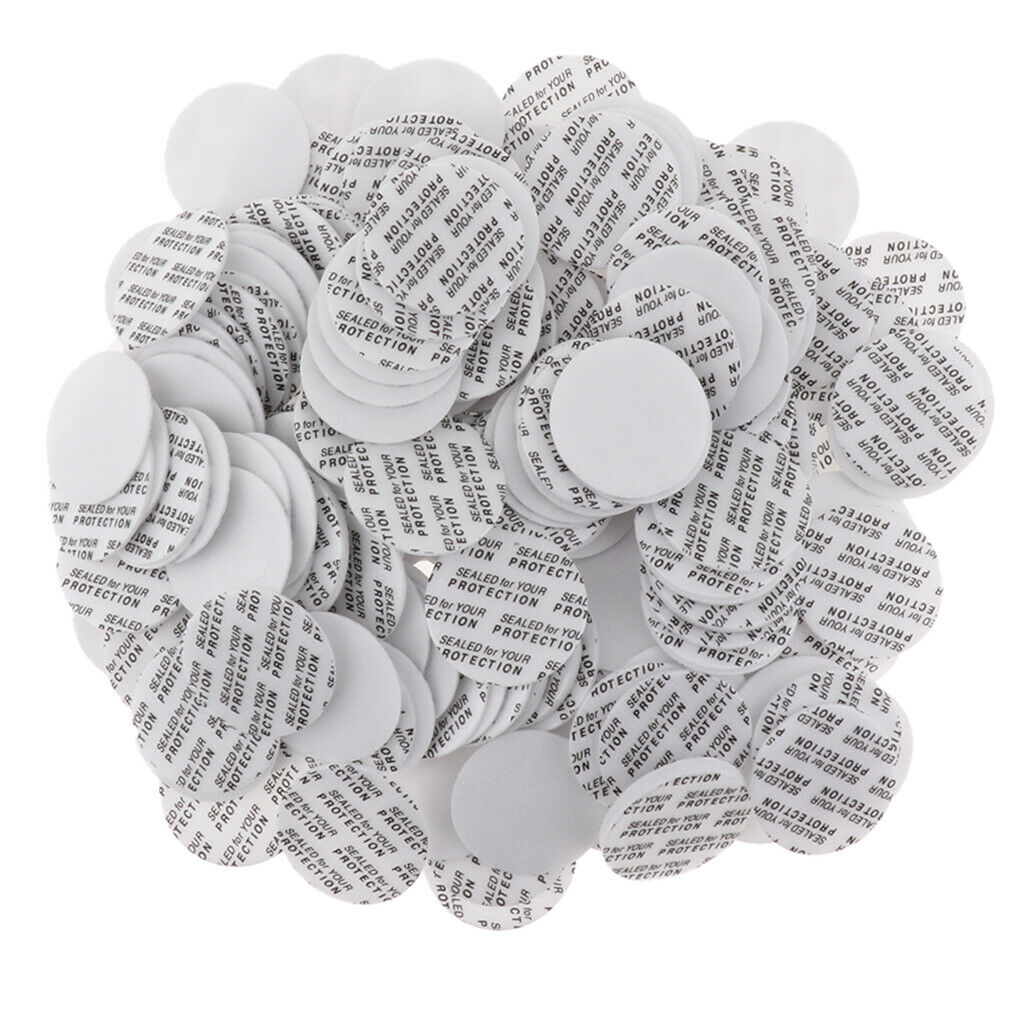 25mm 200 Pieces Press & Seal   Liners Bottle Safety Tamper Seals Natural