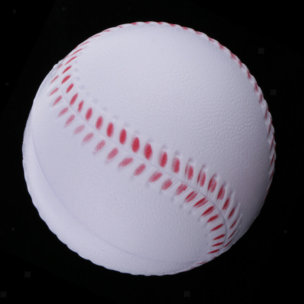 2pcs Handmade Baseball Hard & Soft Baseball Balls Softball Elastic Solid Ball