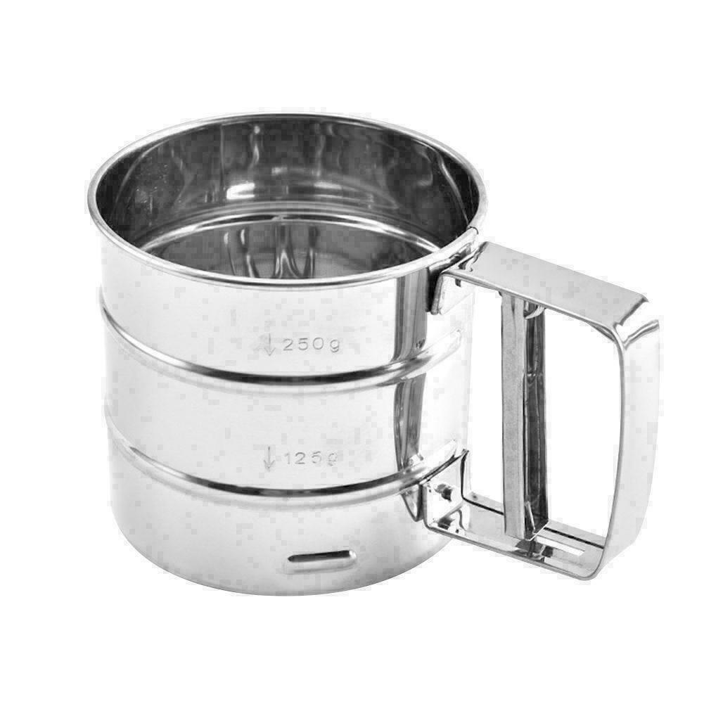 Steel Semi - Automatic Hand - Held Flour Sieve Powder T6C8 D4P5 I9E7