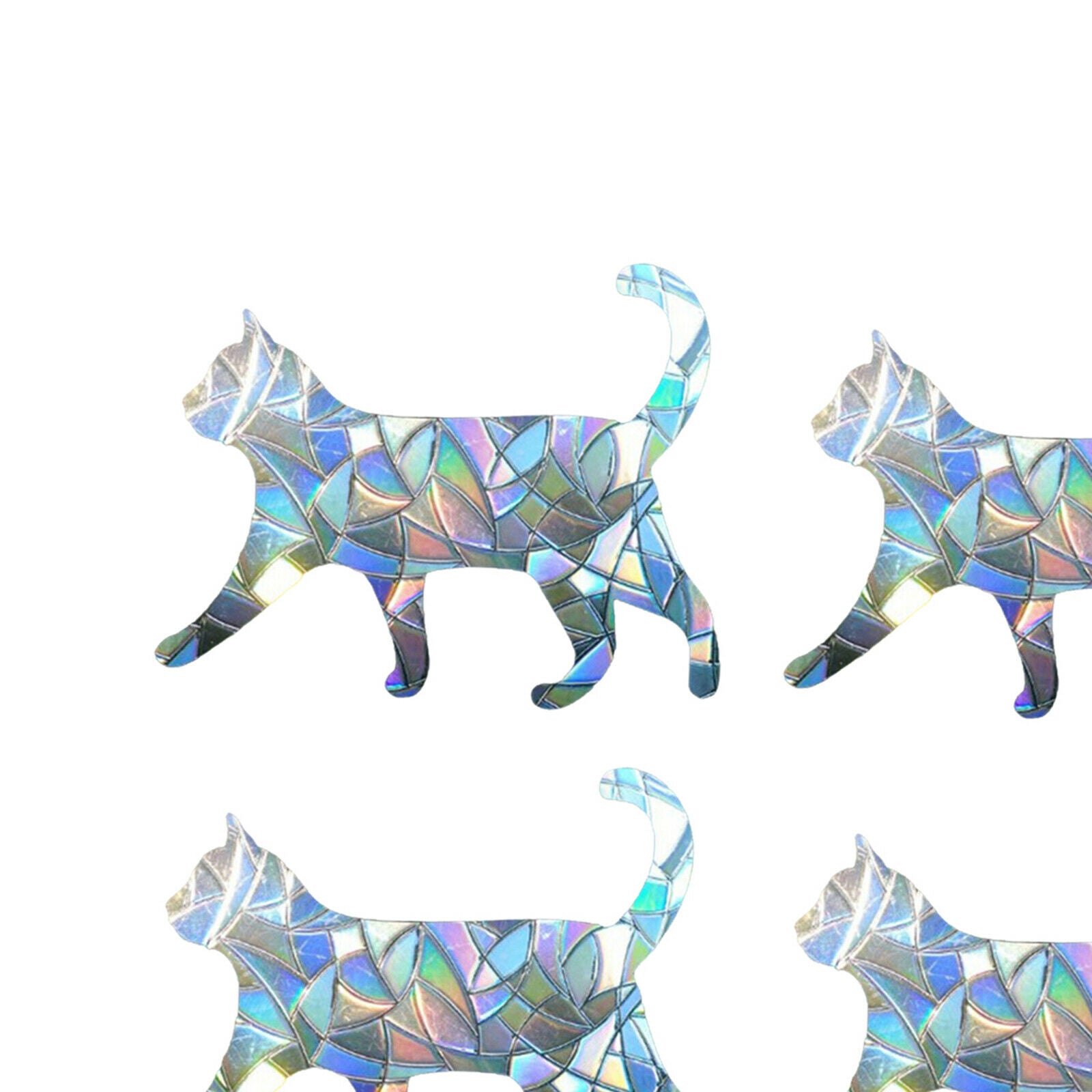 Window Stickers Film Prism Static Cling for Bird Strikes Home Ornaments Cat