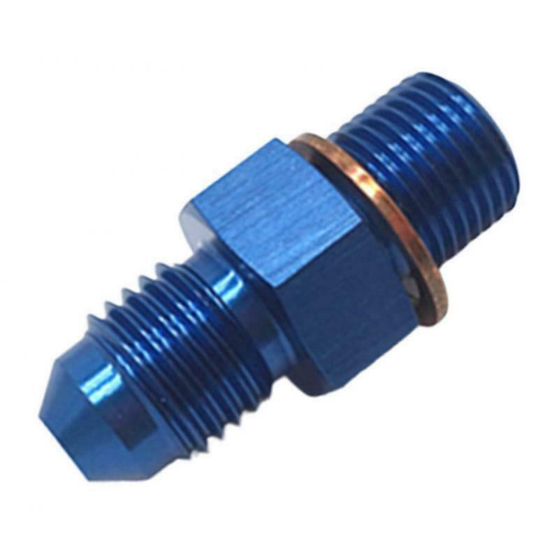 AN4 to M11x1.0 Oil Feed Adapter Fit For Garrett 1mm Restrictor Turbocharger