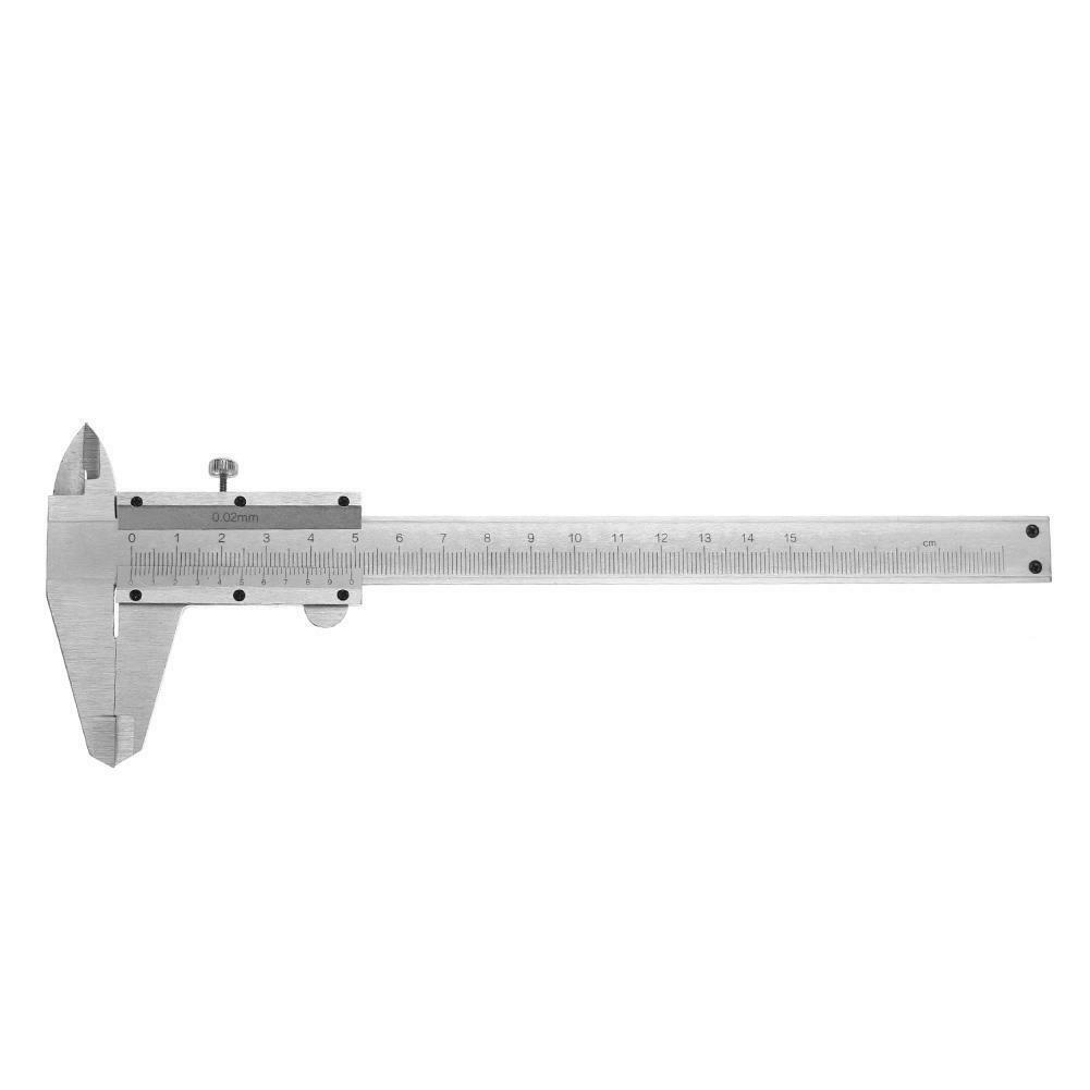 Vernier Caliper 0-150mm 0.02mm Metal Calipers Gauge Measuring Tools @