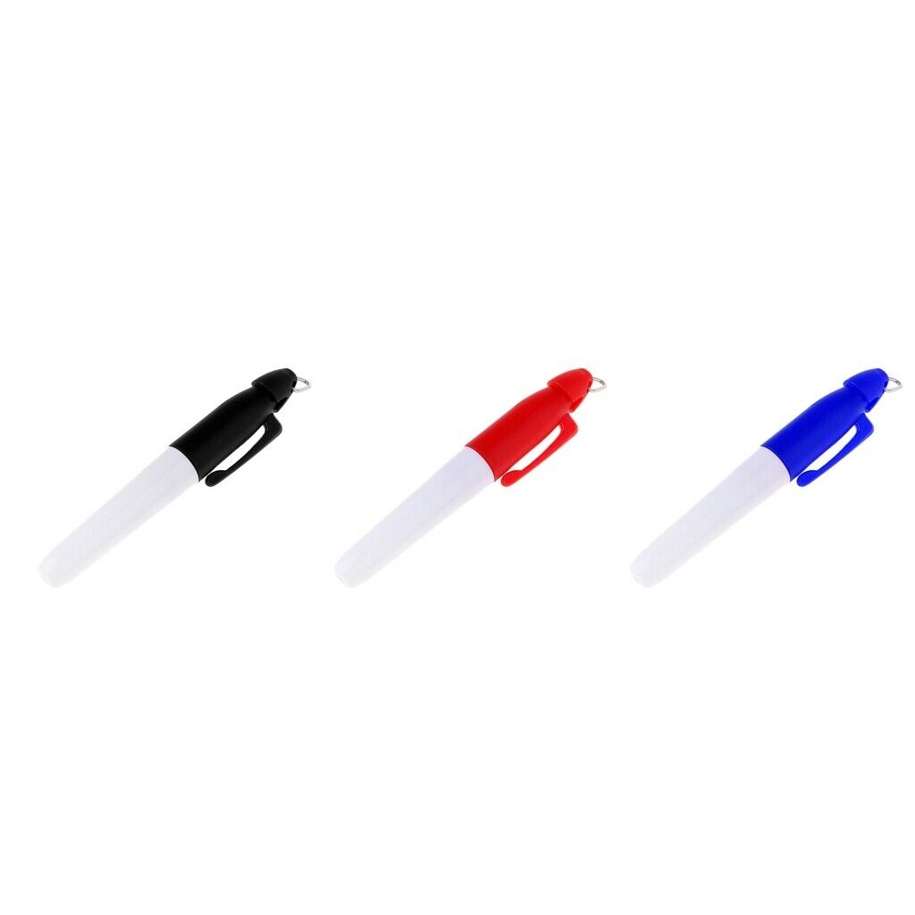 3Pcs Portable Golf Ball Marker Pen 3 Color