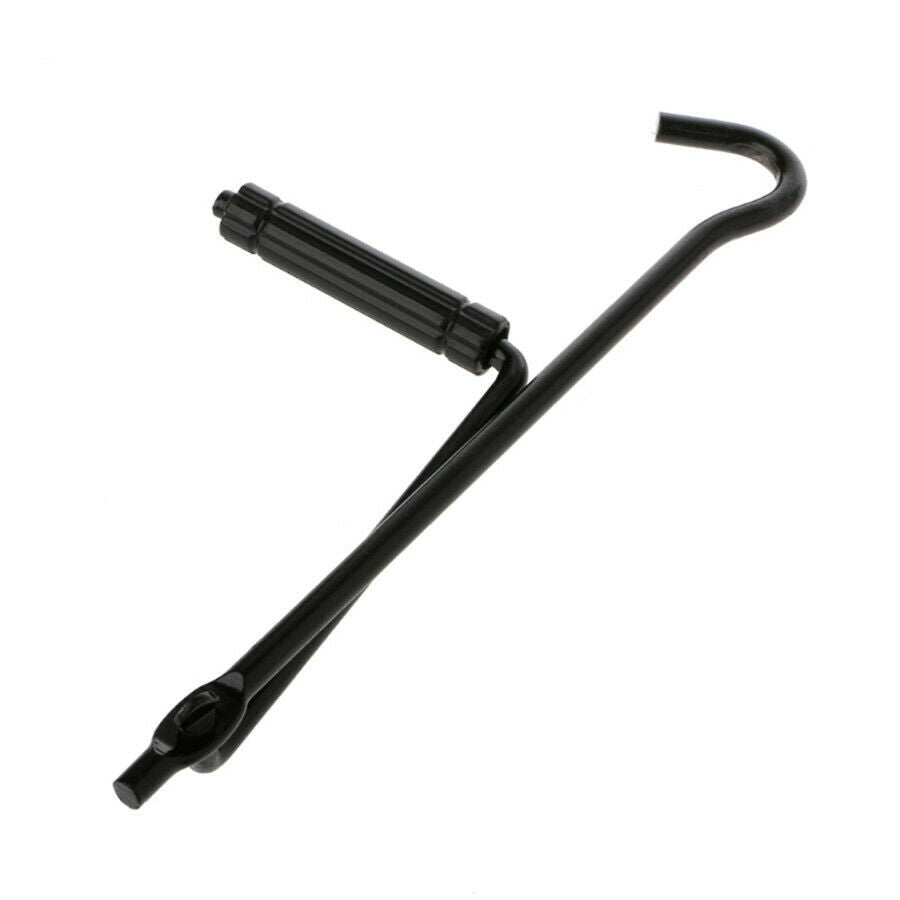 Foldable Iron Car Tire Wheel Jack Lug Wrench Rocker Black Lever Handle Lift Rod