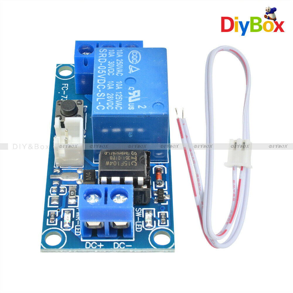 1 Channel 5V Latching Relay Module with Touch Bistable Switch MCU Control Board