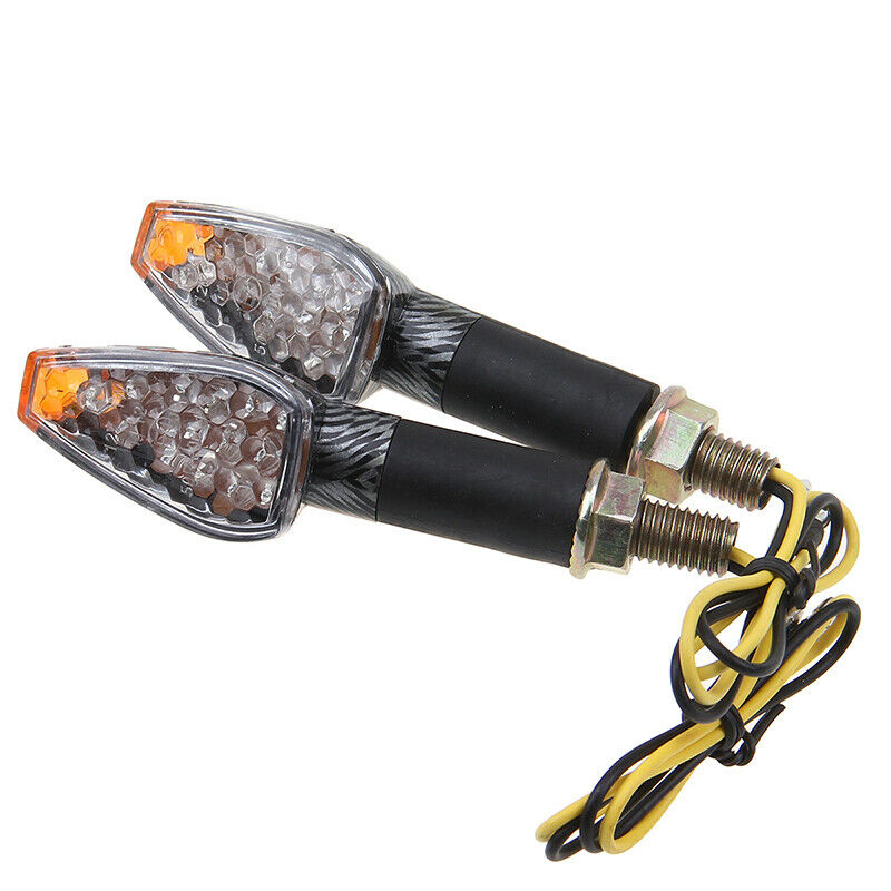Motorcycle LED ABS Turn Signal Lights Indicators Blinker Universal For Kawasaki