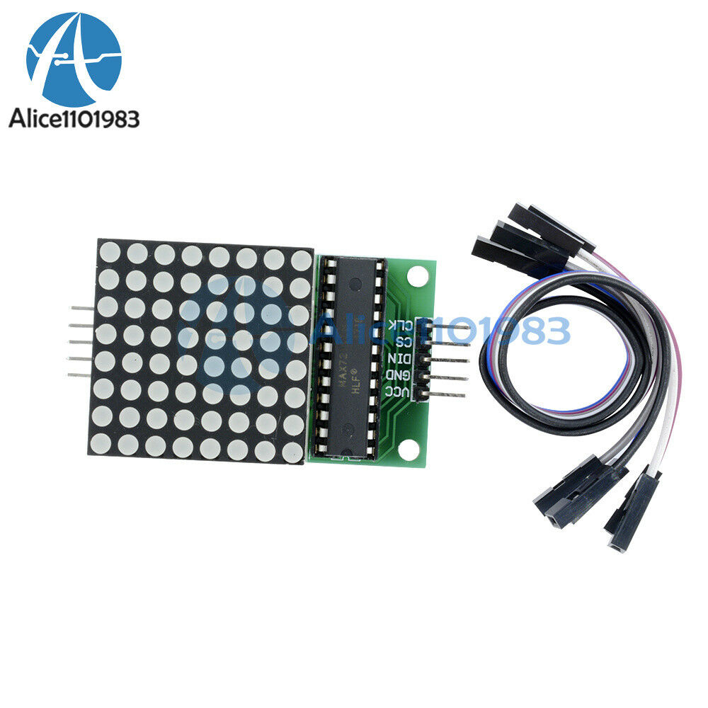 5PCS MAX7219 Dot LED matrix module MCU Control LED Display module for Arduino