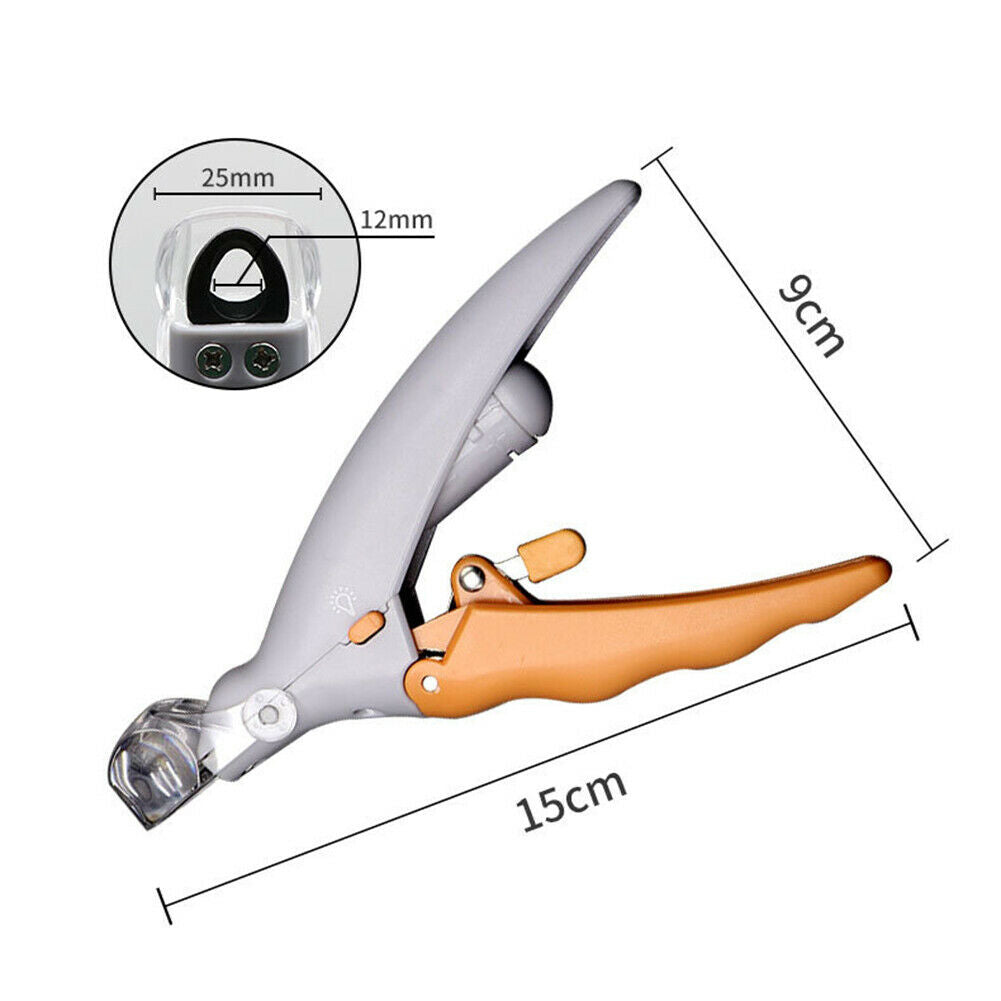 Pet Nail Clippers Cat Dog Rabbit Sheep Animal Claw Trimmer Grooming w/ LED Lig @