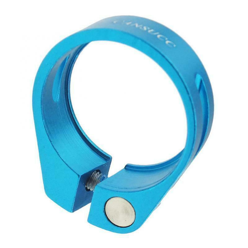 2 Pack Ultra-Light Bicycle Seatpost Clamp 34.9mm Seat Clamp Seat Post Clamp
