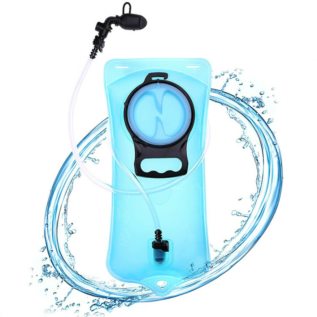2X Water Bag Hydration Pack Bite Valve Nozzle Bladder Black 7.5x7cm 90 Degree