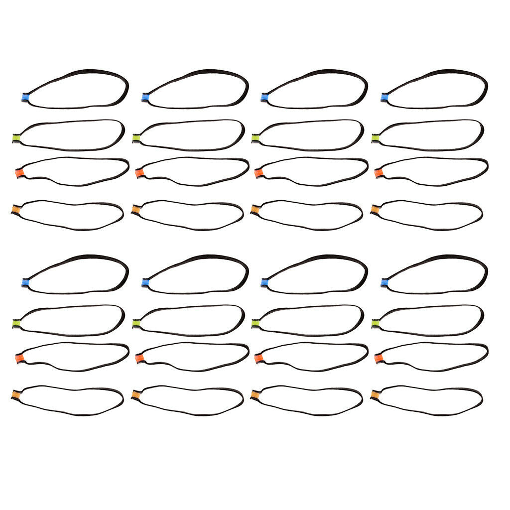 32pcs; Fly Fishing; Tippet Spool Tenders; with Elasticity; Tippet Rings