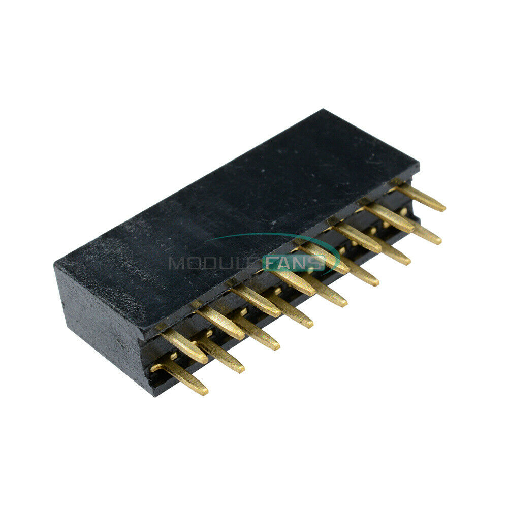 20PCS 2.54mm 2x8Pin Double Row Female Straight Header Pitch Socket 16Pin Strip