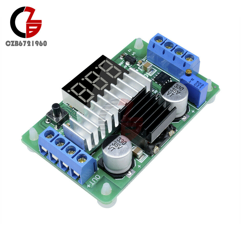 DC-DC LTC1871 Boost LED Voltmeter Module 3.5 to 30V 100W Step up Power Module
