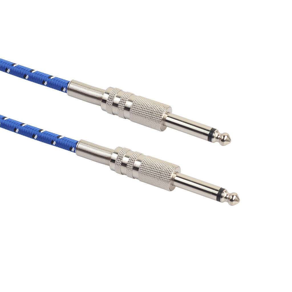 16.4ft -Guitar Bass Instrument Cable for Amp - 1/4-Inch Straight to Straight