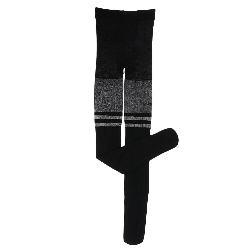 Fashion Patchwork Tights Transparent Footed Pantyhose Stretch Long Hosiery