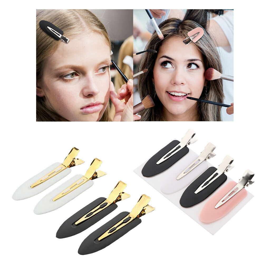 8x Durable Plastic No Bend Hair Clips Headwear Hairstyle Styling Tool Clamps