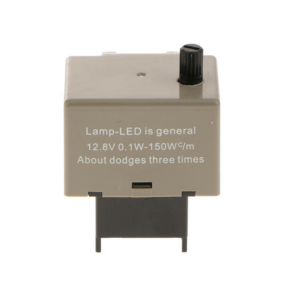 Replacement 8 Pin Adjustable LED Flasher Relay For Turn Signal Blinker Light