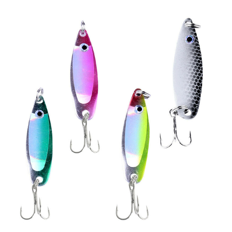 4pcs Sequins Simulation Bait Bionic Hard Artificial Lifelike Fishing Lures