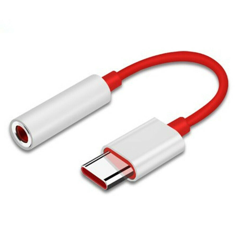 One Type C to 3.5mm Earphone Adapter Aux Audio Connector For Oneplus 7 Pro 6T