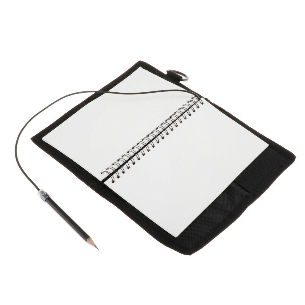 Underwater Notebook Waterproof Paper Dairy Book for Scuba Diving White