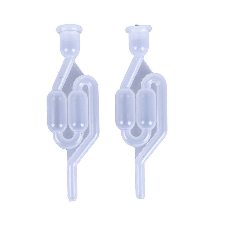 2Pcs Air Lock Grommet Exhaust Water al Valve Cork Beer Wine Making Tools Y1X Kt