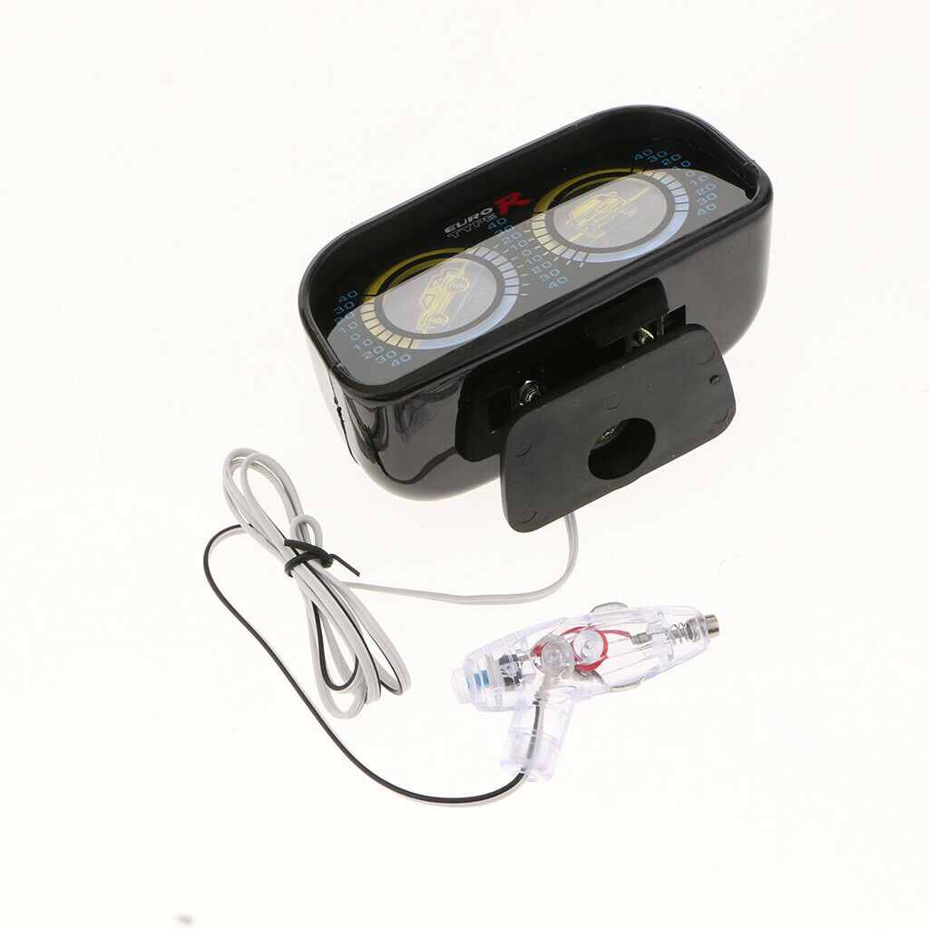 Black Universal Pitch and Roll Clinometer and Graphic (w/o Compass)