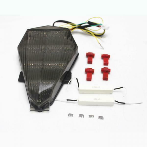 1x Rear Light Motorcycle  For Yamaha YZF-R6 Glass Smoke