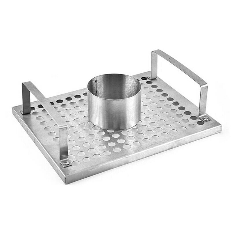 Beer Can Chicken Roaster Rack Stainless Steel BBQ Roasting Holder for Campin.DD