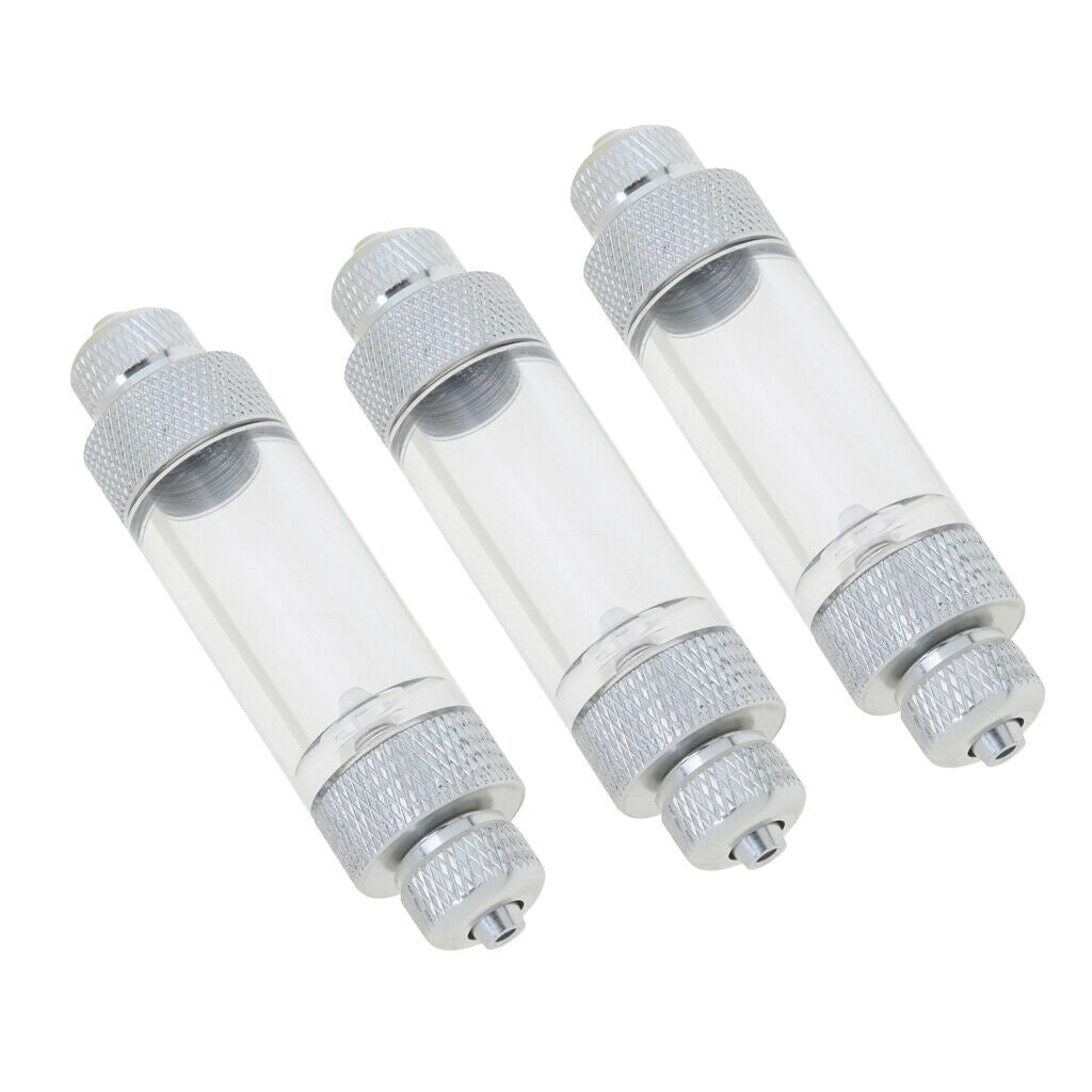 3pcs Fish & Aquatic Supplies Parts - Aluminum Alloy Aquarium Co2 Bubble Counter