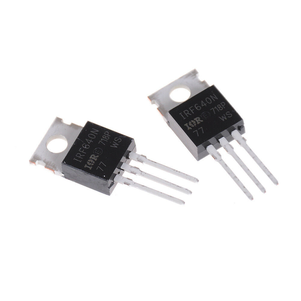 10PCS New IRF640 IRF640N Power mosfet 18A 200V TO-220 bdbacaIACA
