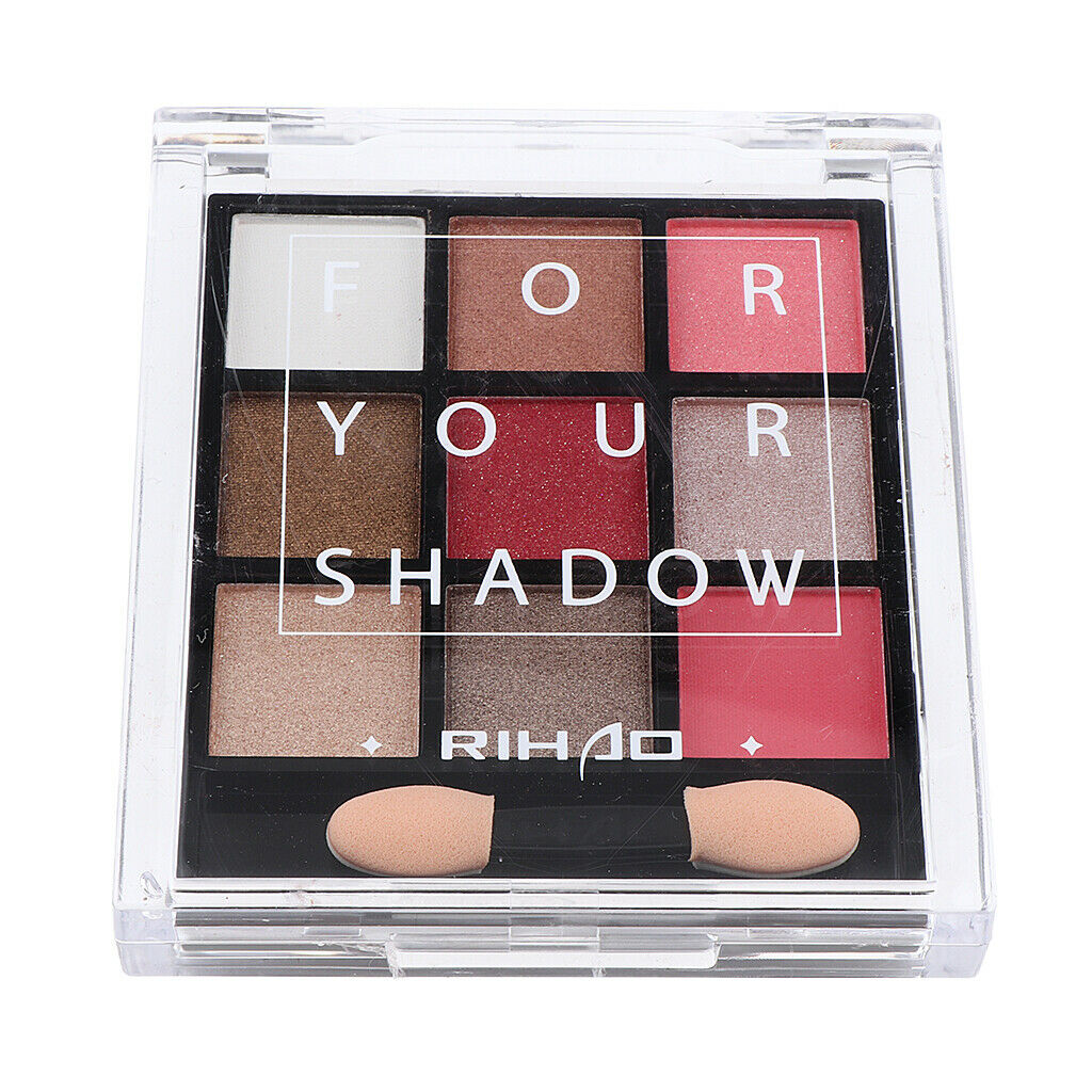 9 Colors Beauty Eyshadow Makeup Palette Matte Shimmer Eye Shadow Pallet 02