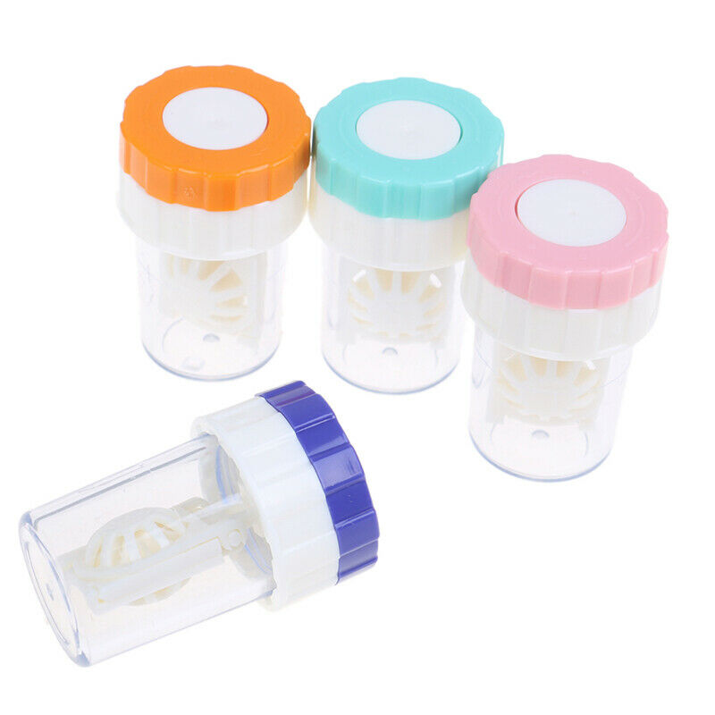 1Pc Portable Contact Lens Cleaner Case Box Manual Rotation Washer Cleanin.l8