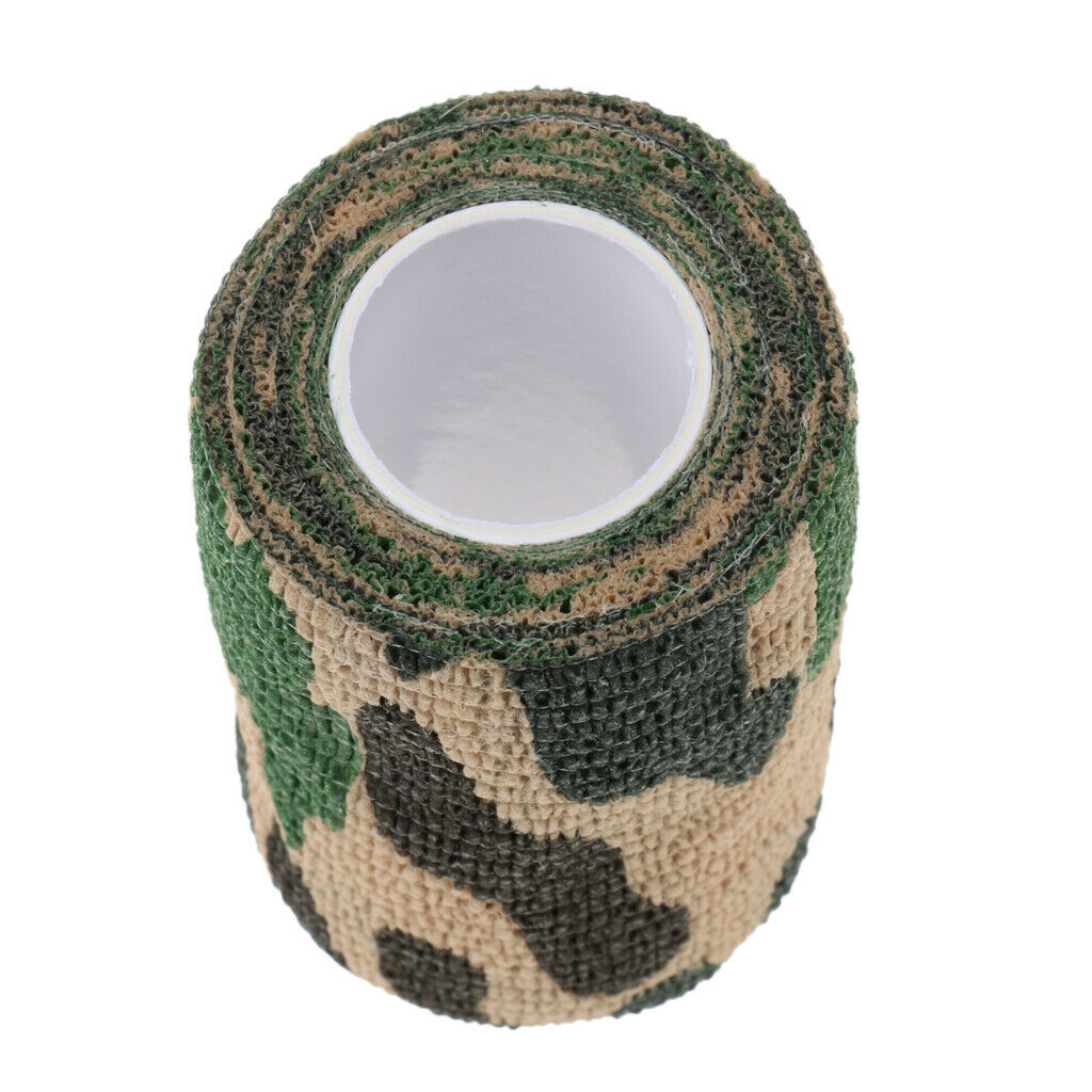 2x 4.5 M Photography Self-adhesive, Elastic, Flexible Bandage Camo 7.5