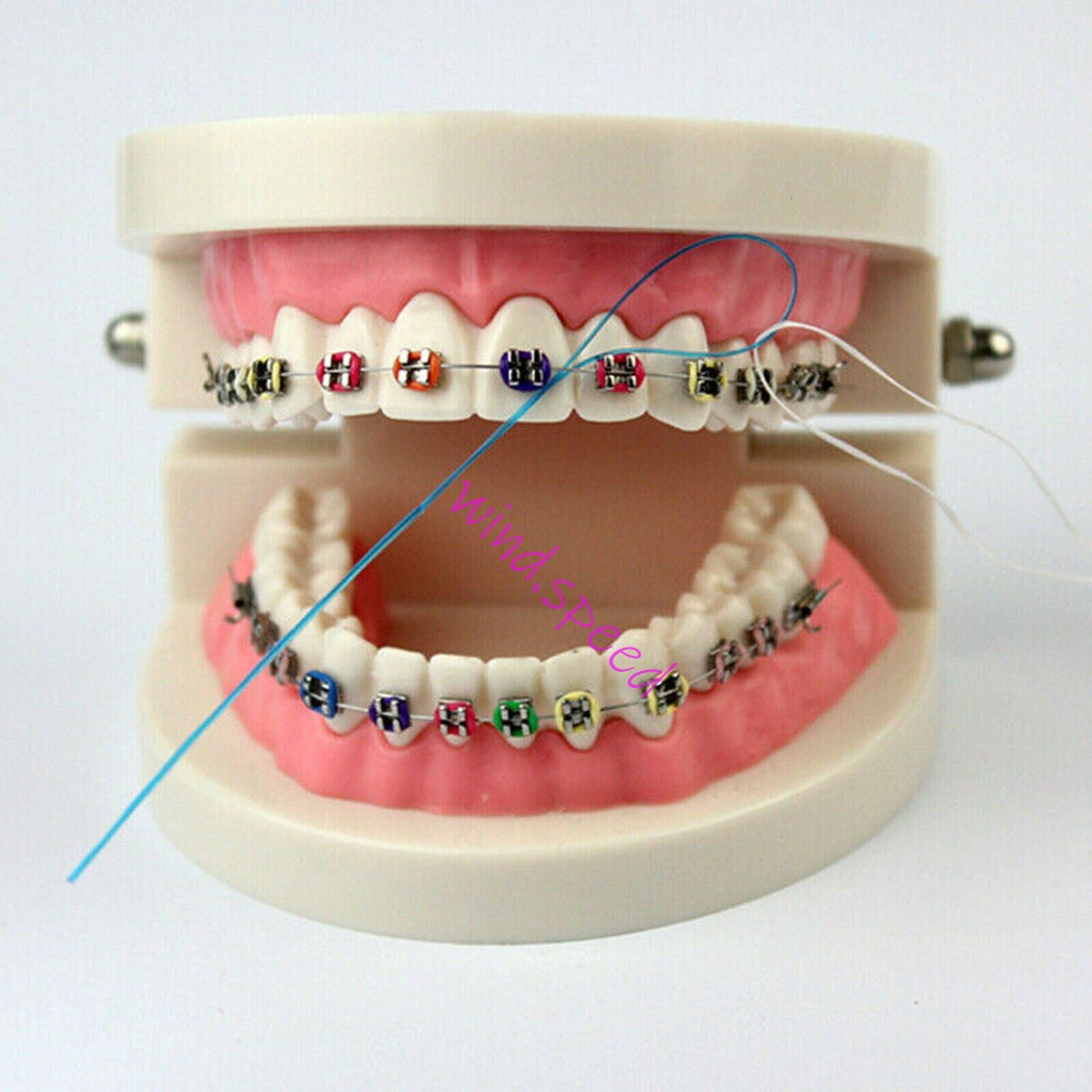 1000pcs Nylon Flosser Implant Braces Bridge Wire Floss Threaders Dental Traction