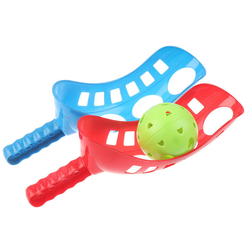 Scoop Ball Set Catching Game Trackball Sport Lacrosse Racket Game Toys KidsS Kt