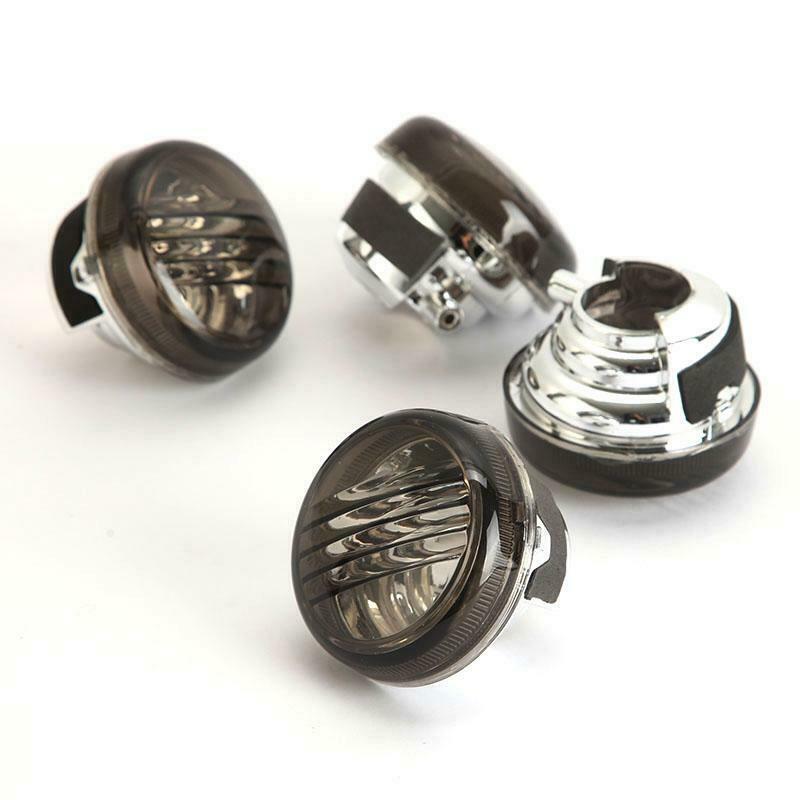 4 Smoke Turn Signal Lens Lenses For 05-12 Suzuki Boulevard M50/C50/VL800 Volusia