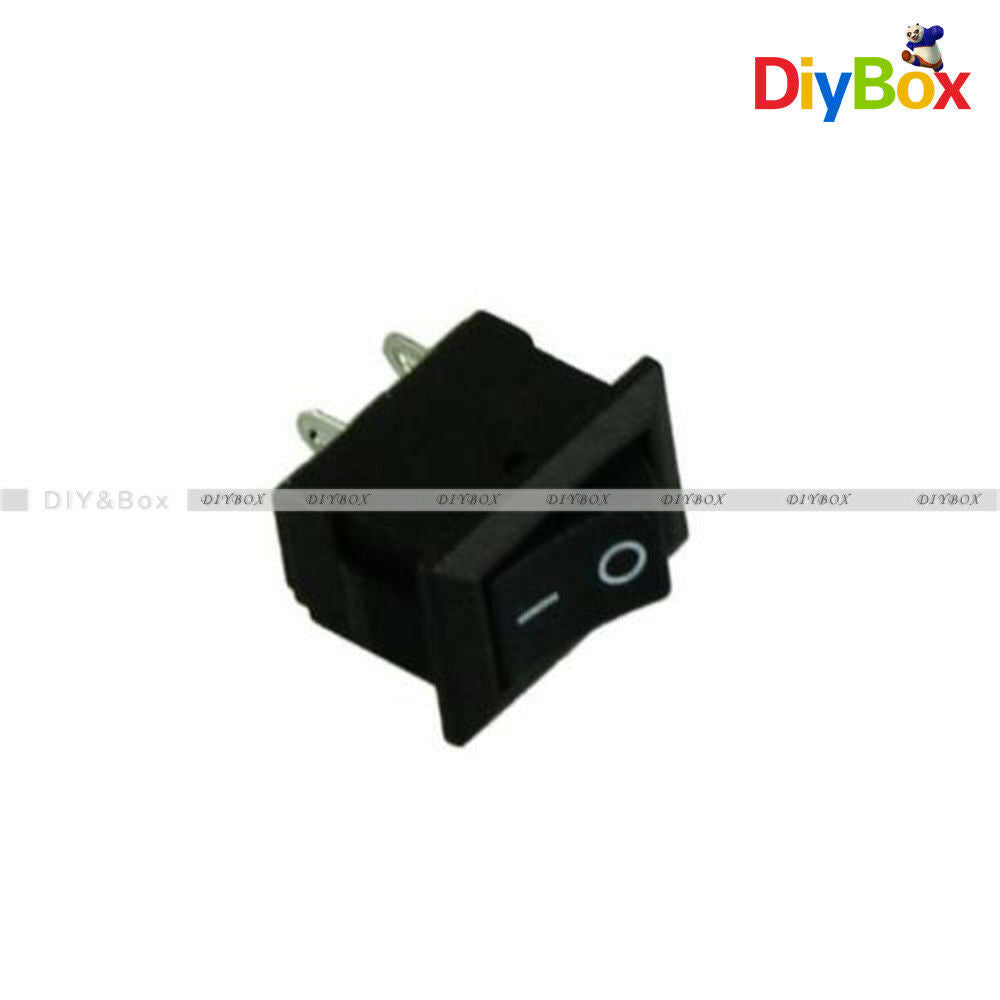 5PCS KCD1-101 Car Truck Boat Round Rocker 2Pin ON/OFF Toggle SPST Switch 6A 125V