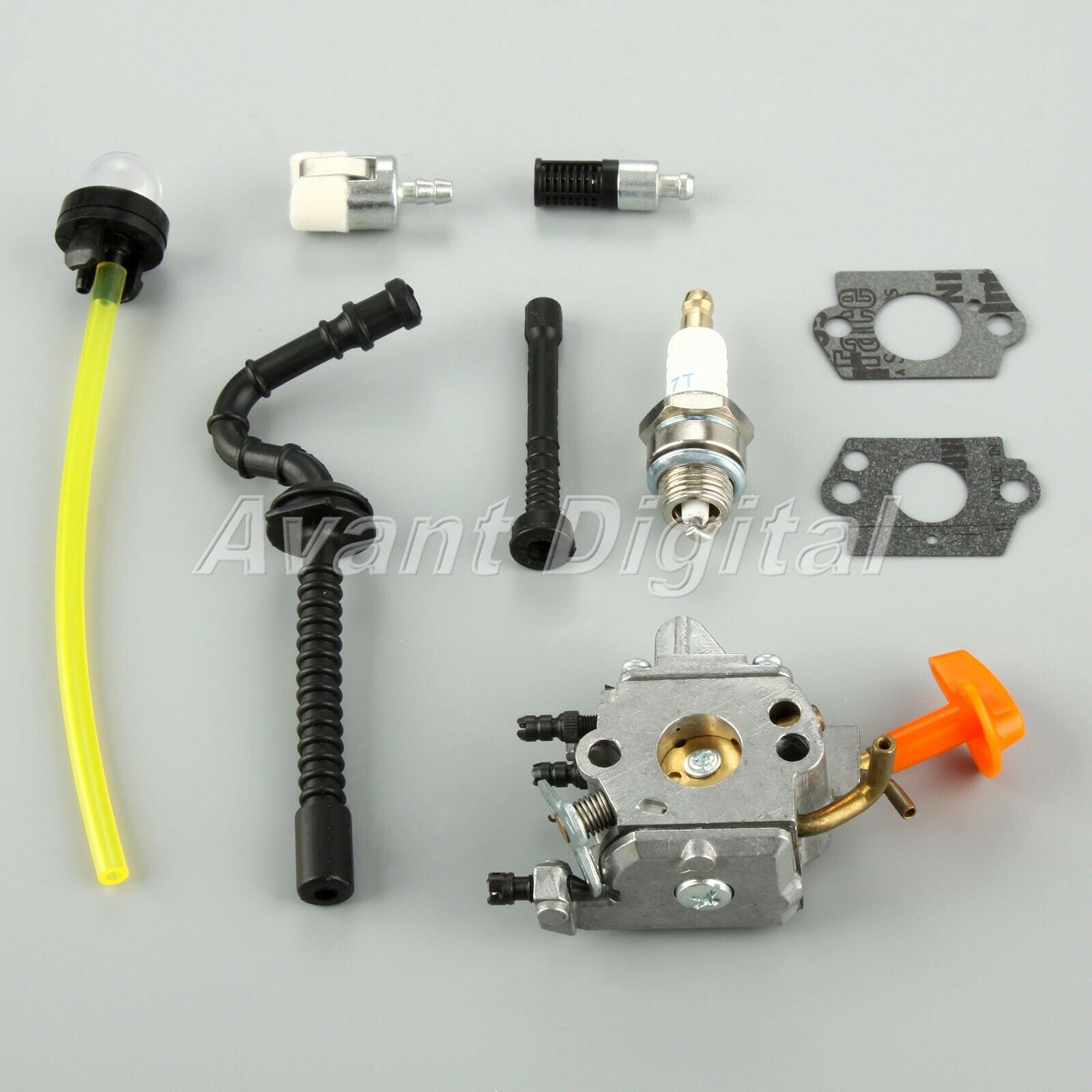 Chainsaws Carburetor & Gaskets & Fuel Hose Kit For Stihl MS192 MS192T MS192TC