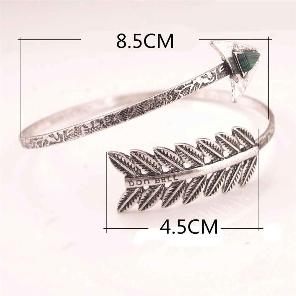 1Pc Bohemian Upper Arm Bracelet ArrowJFpen Bangle Armlet Arm Cuff Adjustab.l8
