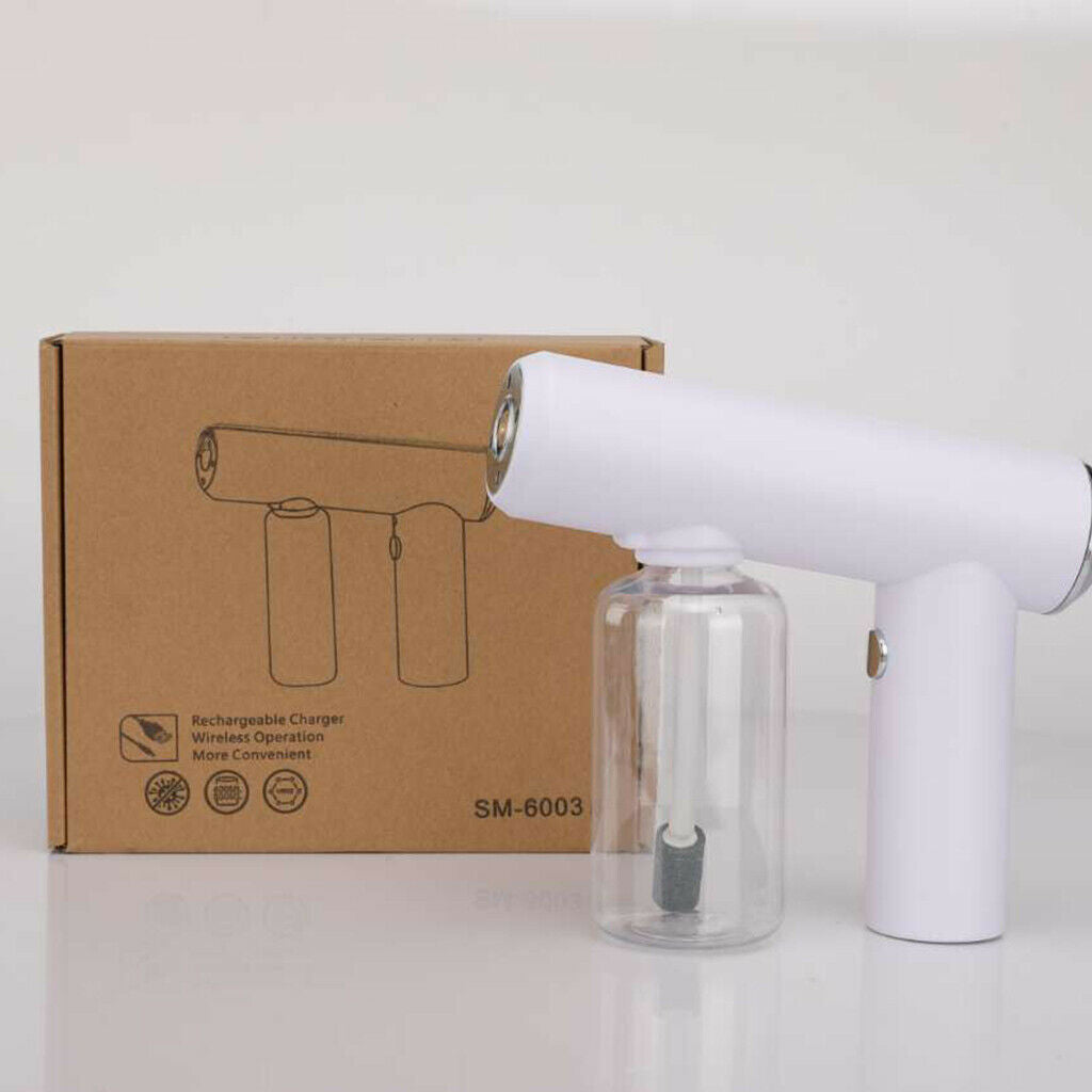 Handheld Blue Light Nano Spray Disinfectant Sprayer Gun Fogger Machine 250ml