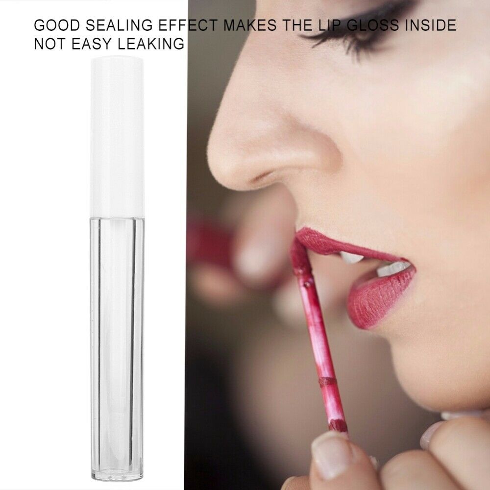 10PCS 2.5 ml Lip Gloss Tubes Clear Empty Containers Refillable Tube DIY