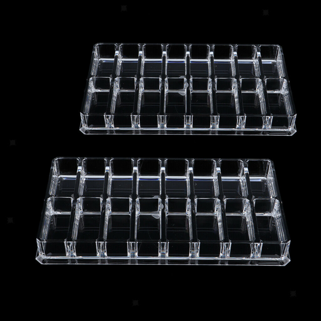 Lots 2 Compact Display Holder Organizer for Blush Highlighter Palette Pallet