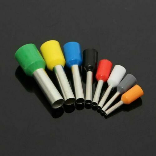 Boxed Tubular Terminal Electrical Wiring Connector Crimping Insulated Tube 160PC