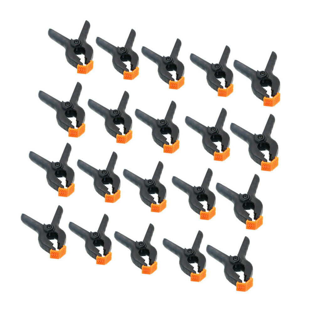 20PCS 2" Spring Clamps Large Strong Plastic Market Stall Clips Nylon Tarpaulin