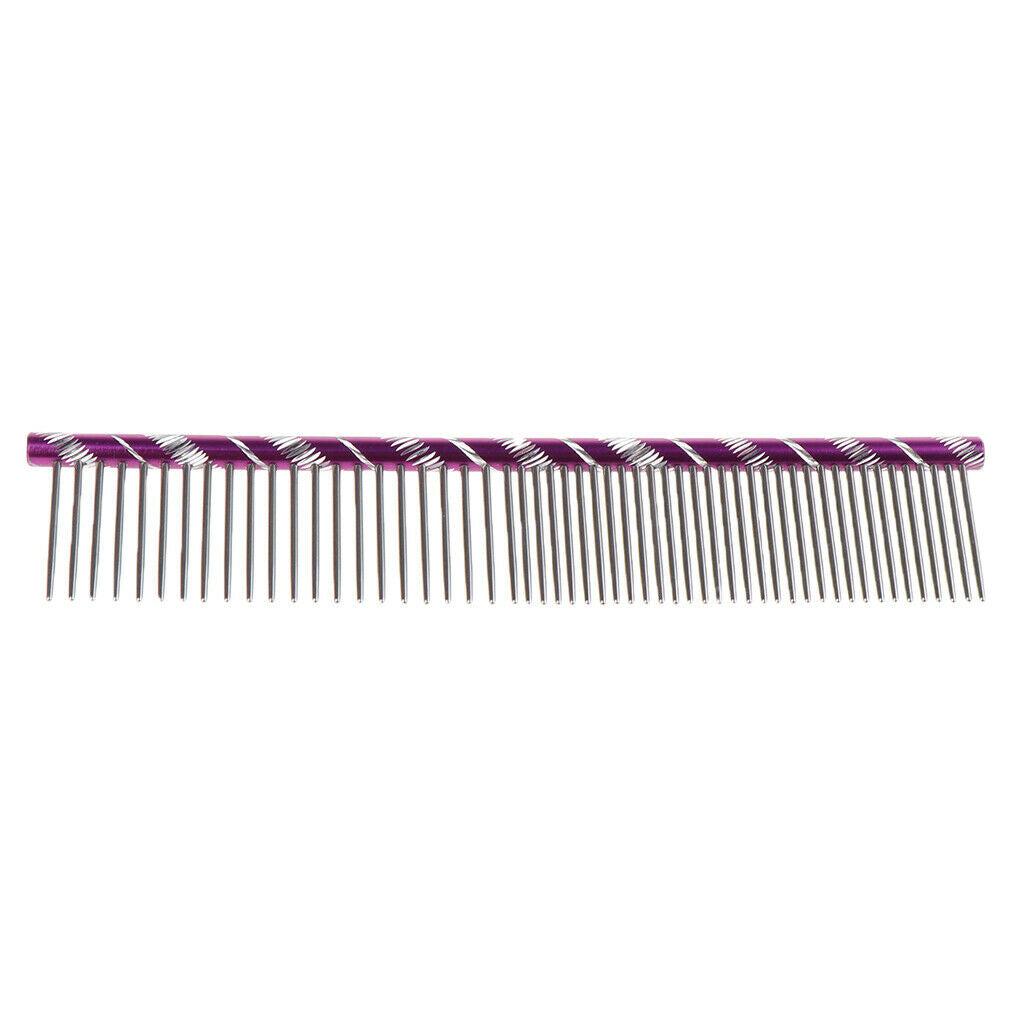Stainless steel Animal pet hair comb Pet hair grooming tools Essential Props