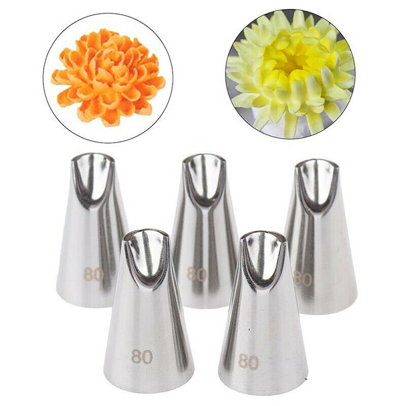 #80 Chrysanthemum Nozzles For Cakes Fondant Decorating Pastry Icing Piping TFCA