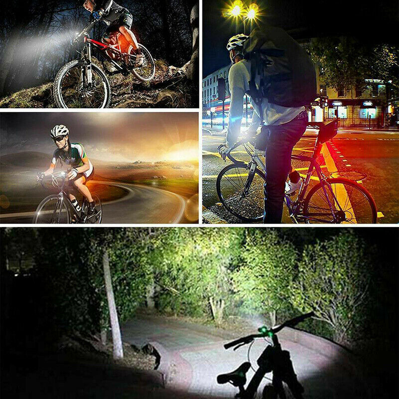 2x Rechargeable 15000LM T6 LED Bicycle Lamp Front Headlight MTB Bike Lights