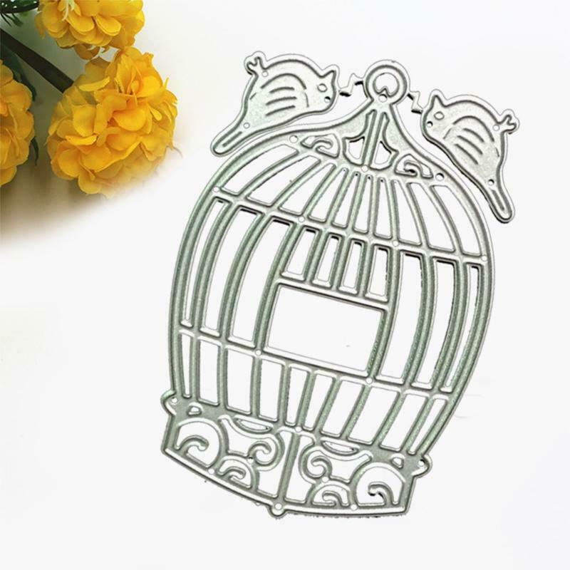 Bird Cage Metal Cutting Dies Stencil DIY Scrapbooking Album Paper Card Template
